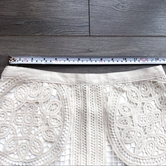 *SOLD* Anthropologie Maeve Crochet Skirt - Picture 8 of 9